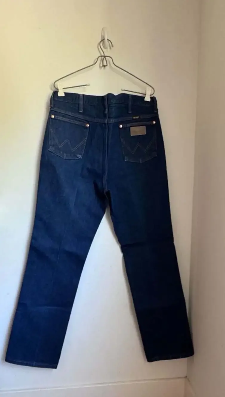 Wrangler Cowboy Cut Slim Fit 936DEN Jeans Dark Wash Size 36x33
